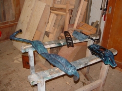 Auspuff mit Rostumwandler einstreichen